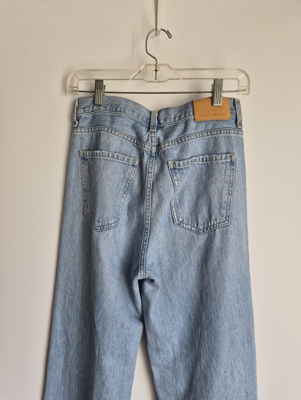Citizens of Humanity Annina Tularosa 24 90s Minimalist Blue Wide Leg Button Fly - Picture 8 of 16